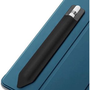 ProCase Pencil Holder Sticker for Apple Pencil 1st and 2nd Gen, Elastic Stylus Pocket Pouch Adhesive Stylus Pen Sleeve Attached to Case for Apple Pencil and Other Stylus Pens-Black