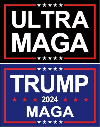 100 قطعة من ملصق ترامب 2024 ملصق Ultra MAGA ملصق ترامب المضحك وملصقات ترامب وشعار حملة شعار محاكاة ساخرة للسيارة والدراجات النارية وخوذات الكمبيوتر المحمول ونافذة مقاومة للماء ديكور 2 × 3 بوصة in Kuwait