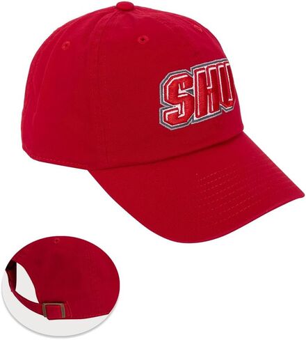 Desert Cactus Sacred Heart University Baseball Hat Pioneers SHU Brimmed Embroirderd Cap Adjustable Cloth Strap Adult (Style A) in Saudi Arabia