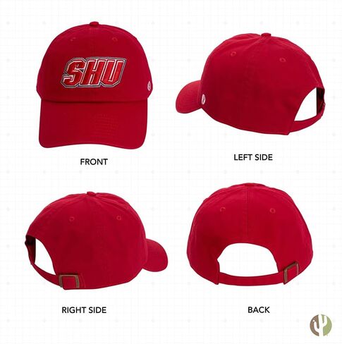 Desert Cactus Sacred Heart University Baseball Hat Pioneers SHU Brimmed Embroirderd Cap Adjustable Cloth Strap Adult (Style A) in Saudi Arabia