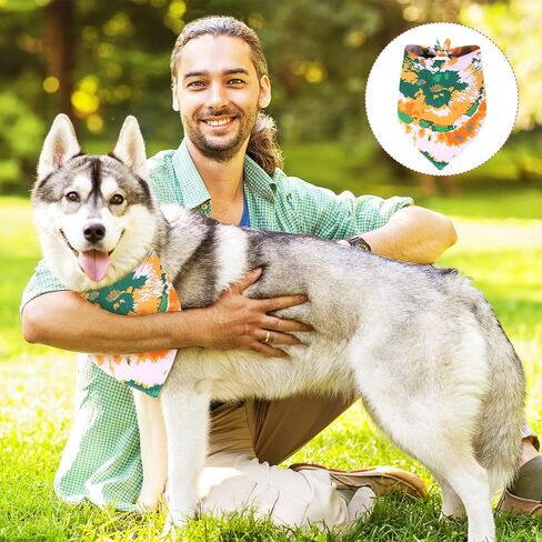 200 Pcs Tie Dye Dog Bandanas Bulk for Dogs Washable Triangle Cute Dog Cat Scarf Bibs Dog Kerchief Rainbow Color Puppy Neckerchief Costume for Small Medium Large Girl and Boy Pet Gift in Saudi Arabia