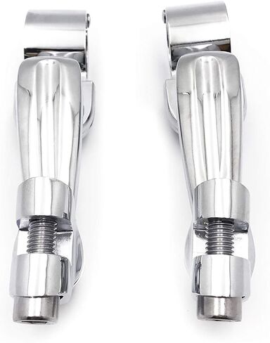 SMT-Black 360 Degree Adjustable Highway Peg Mounting Kit Compatible With any Bike Equipped with 1 inch (1") 25mm Front Engine Guard Frame Tube V-STAR Roadstar Suzuki Boulevard [B01AVH5HJK] in Kuwait