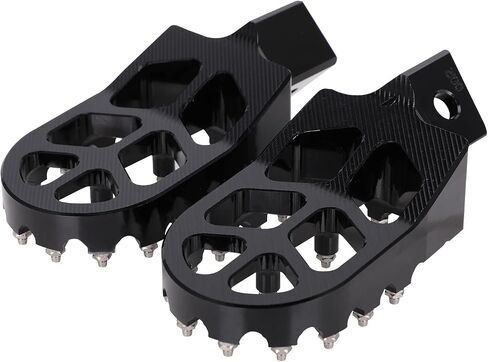 Motorcycle Foot Peg Pedal Rest Footpegs For PW50 1981-2024, PW80 1983-2006, Y-ZINGER 1985-2001, TW200 1987-2021 Dirt Bike BLACK in Saudi Arabia