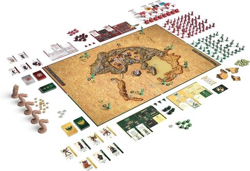 Dune: War for Arrakis Board Game CORE Box - لعبة إستراتيجية المنمنمات على الطاولة مع طريقة لعب غير متماثلة للأطفال والكبار، للأعمار من 14 عامًا فما فوق، 1-4 لاعبين، وقت لعب 120 دقيقة، من صنع CMON in Saudi Arabia