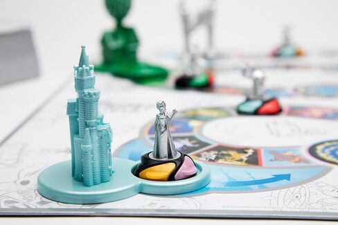 PlayMonster The Magical World of Disney Trivia: 100 Years of Wonder Trivia Board Game Cards for Children with Disney + Pixar Art, Exclusive Pin, for Kids Ages 6+ in Saudi Arabia