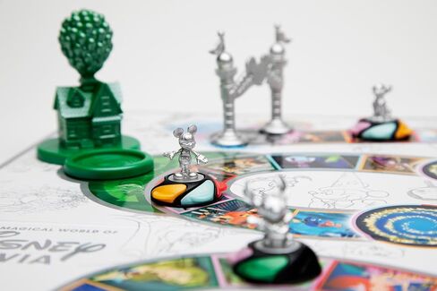 PlayMonster The Magical World of Disney Trivia: 100 Years of Wonder Trivia Board Game Cards for Children with Disney + Pixar Art, Exclusive Pin, for Kids Ages 6+ in Saudi Arabia