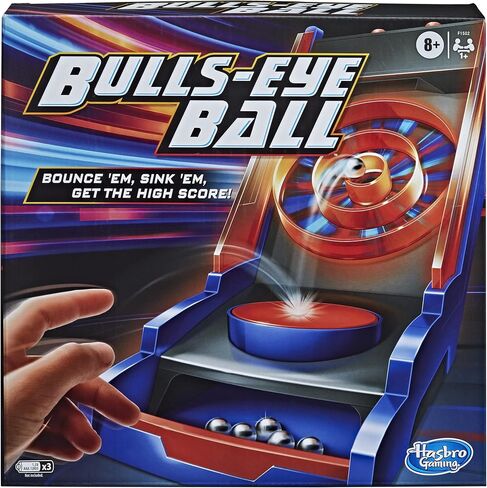 Hasbro Gaming Bulls-Eye Ball Game for Kids Ages 8 and Up, Active Electronic Game for 1 or More Players, Features 5 Exciting Modes in Saudi Arabia