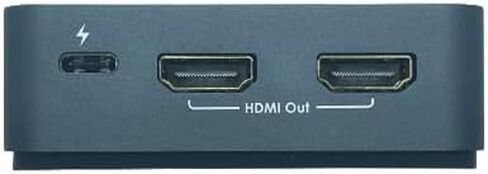 شاشات aegis المزدوجة USB-C إلى HDMI المزدوجة، محول KVM المحمول يدعم توصيل الطاقة 4K/60 هرتز USB-C 100 وات ومتوافق مع MacBook Pro وi-Pad Air وSamsung DEX (صنع في تايوان) in Saudi Arabia