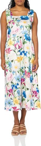Anne Klein Women's Long a Line Dress with Tie Straps in Saudi Arabia
