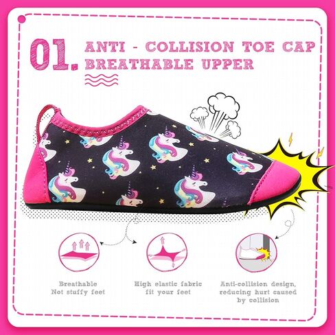 CROVA Kids Water Shoes Aqua Sock Quick Dry Barefoot Sports Non-Slip Shoes for Toddler Boy Girl in Saudi Arabia