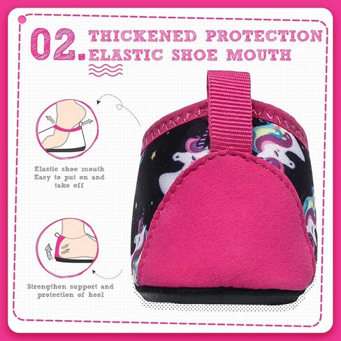 CROVA Kids Water Shoes Aqua Sock Quick Dry Barefoot Sports Non-Slip Shoes for Toddler Boy Girl in Saudi Arabia