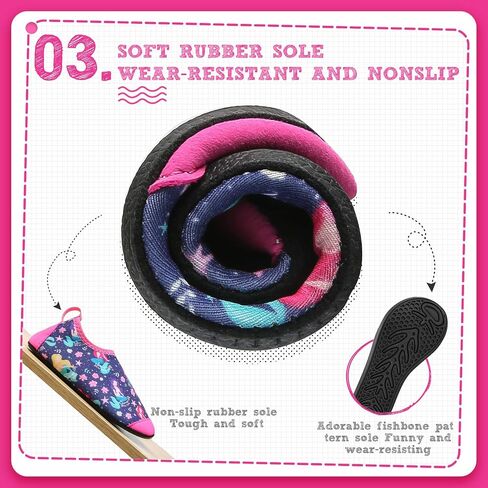 CROVA Kids Water Shoes Aqua Sock Quick Dry Barefoot Sports Non-Slip Shoes for Toddler Boy Girl in Saudi Arabia