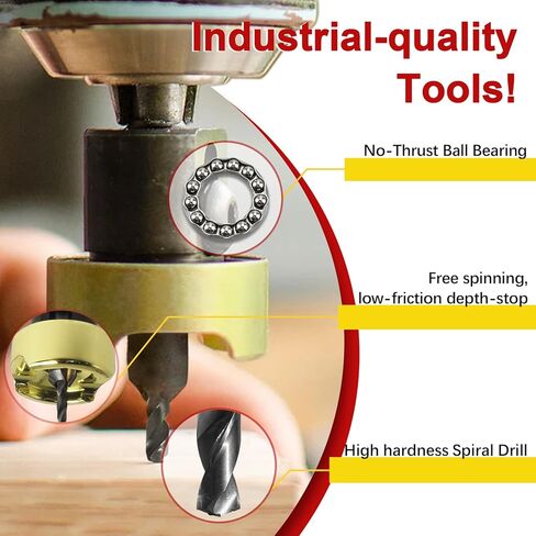 مجموعة لقم مثقاب غاطسة 55227 مع إيقاف العمق، مجموعة غاطسة 82 درجة مع مثقاب 3/8 عمق × 1/8 عمق × 1/4 بوصة سداسية التحرير السريع SHK in Kuwait