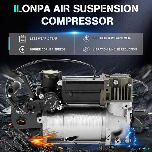 Air Suspension Compressor Pump Replacement for 2003-2010 Porsche Cayenne, for Touareg 2004-2010, 2007-2010 Audi Q7 Replace for #7L8616006A 7L8616007A in Saudi Arabia
