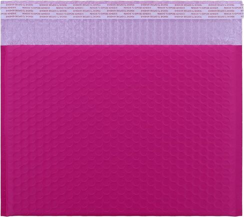 رسائل بريدية فقاعية وردية اللون بفتحة جانبية مقاس 12x9 بوصة (25 قطعة) in Kuwait