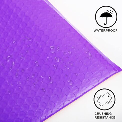 Nicunom 100 Pack Poly Bubble Mailers 6x10 Inch Self Seal Padded Envelopes Waterproof Shipping Envelopes, Purple in Saudi Arabia