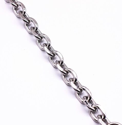 Model Worker 2-Pack 23.6" Iron Cross Link Purse Chain Strap Handbag Chain Purse Chain Strap Shoulder Cross Body Replacement Chain Strap with Metal Buckles (Silver) in Saudi Arabia