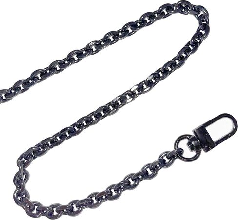 Model Worker 2-Pack 23.6" Iron Cross Link Purse Chain Strap Handbag Chain Purse Chain Strap Shoulder Cross Body Replacement Chain Strap with Metal Buckles (Silver) in Saudi Arabia