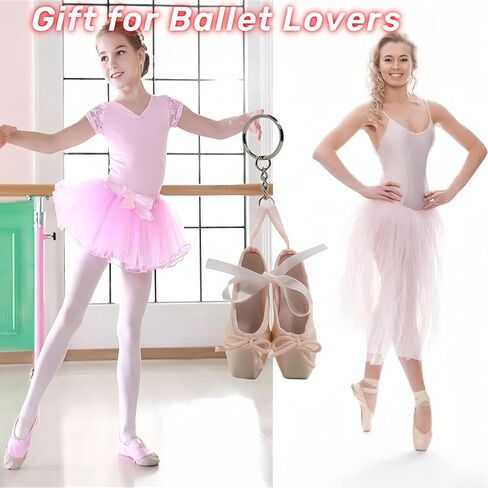 حقيبة الأحذية المفاتيح الباليه بوانت النعال الهدايا النساء الراقصات حقيبة ظهر صغيرة محفظة المجوهرات سحر لطيف الوردي الجمالية مفتاح حامل السائبة الملحقات راقصة الباليه لوازم الحفلات كيرينغ in Kuwait