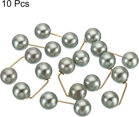 MECCANIXITY Pearl Brooch Pins Metal Faux Pearl Safety Pins Clips in Saudi Arabia
