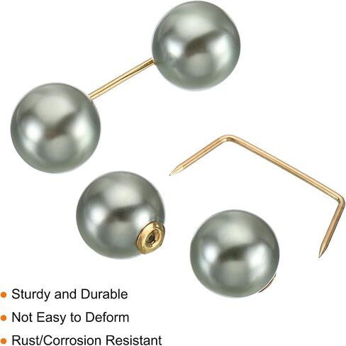 MECCANIXITY Pearl Brooch Pins Metal Faux Pearl Safety Pins Clips in Saudi Arabia