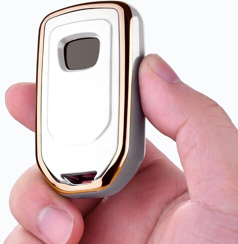 ELOHEI لغطاء Honda Key Fob، حافظة مفاتيح لـ 2015-2021 Honda Accord 2017-2020 CRV Civic Pilot Odyssey Passport Premium Soft TPU Full Protection Key Shell (5 أزرار) in Kuwait