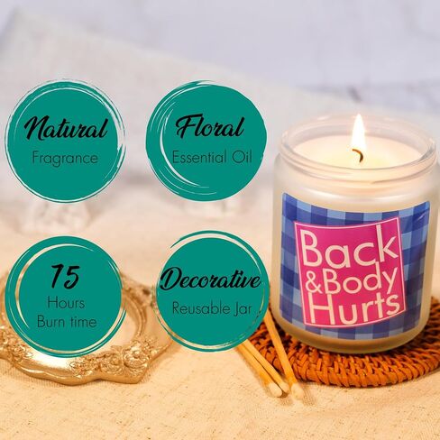 Funny Birthday Candle Gifts for Women, 30th 40th 50th 60th Birthday Gift for Her Him Men, Mom & Dad, Best Friend, Unique Birthday Gifts for Coworker Teacher Friends Sister in Saudi Arabia