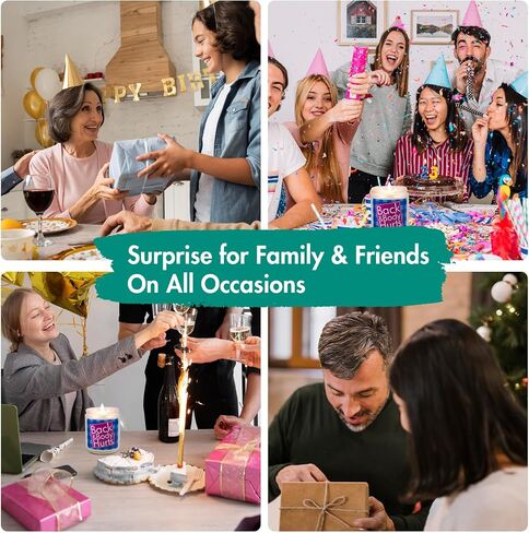Funny Birthday Candle Gifts for Women, 30th 40th 50th 60th Birthday Gift for Her Him Men, Mom & Dad, Best Friend, Unique Birthday Gifts for Coworker Teacher Friends Sister in Saudi Arabia