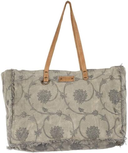 Myra Bag Throng Upcycled Canvas Weekender Bag S-1308 in Saudi Arabia