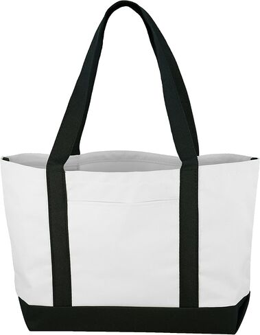 Daily Tote with Shoulder Length Handles and Outside Pocket in Saudi Arabia
