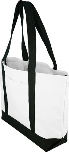 Daily Tote with Shoulder Length Handles and Outside Pocket in Saudi Arabia