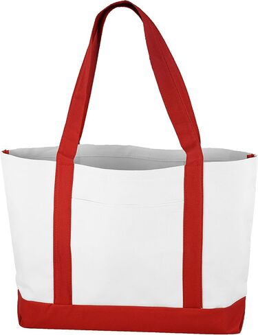 Daily Tote with Shoulder Length Handles and Outside Pocket in Saudi Arabia