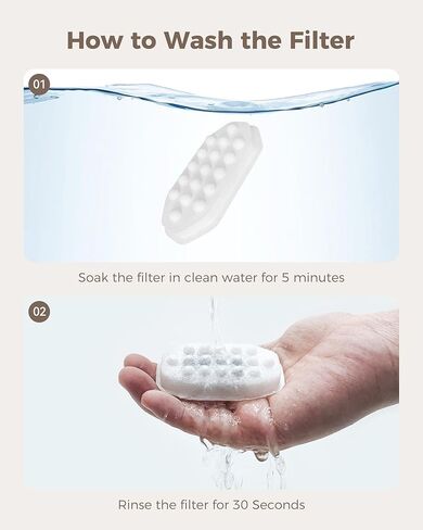 استبدال نافورة المياه الرسمية للقطط، 8 عبوات من المرشحات وإسفنجات الفلتر المسبق لنافورة مياه الحيوانات الأليفة المصنوعة من الفولاذ المقاوم للصدأ سعة 108 أونصة/3.2 in Kuwait