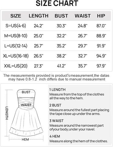 MEROKEETY Women's 2024 Summer Strapless Tube Dress Sexy Off Shoulder Ruffle Tiered Flowy Mini Dresses in Saudi Arabia