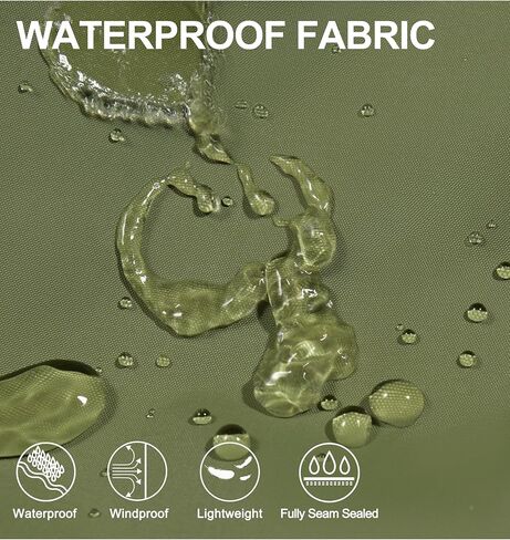 Little Donkey Andy Men's Waterproof Rain Jacket Lightweight Rain Shell Jacket Raincoat with Packable Hood in Kuwait