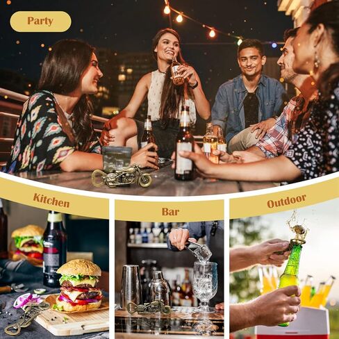 Beer Gifts for Men, Unique Father's Day Dad Gifts from Daughter Kids Son Wife, Men's Gift Birthday Gifts for Dad Him Boyfriend Husband, Motorcycle Beer Bottle Opener, Biker Gifts for Dad, Grandpa. in Saudi Arabia