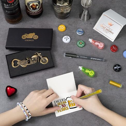 هدايا البيرة للرجال، هدايا عيد الأب الفريدة من نوعها من الابنة والأطفال والزوجة، هدايا عيد ميلاد للرجال للأب والزوج الصديق، فتاحة زجاجات بيرة للدراجات النارية، هدايا لراكبي الدراجات النارية للأب والجد. in Kuwait