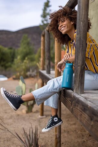 LifeStraw Go Series – Insulated Stainless Steel Water Filter Bottle for Travel and Everyday Use, 24oz Thistle Purple in Saudi Arabia