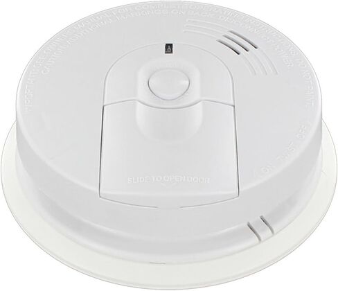 Kidde I4618AC Alarm Hardwire Smoke Detector with 9V Backup and Front Load Battery Door | Model i4618, White in Saudi Arabia