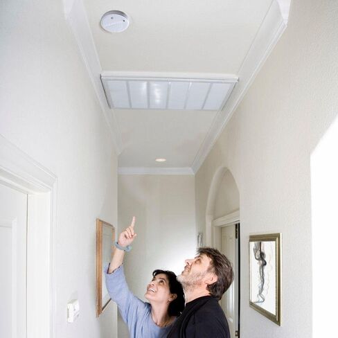 Kidde I4618AC Alarm Hardwire Smoke Detector with 9V Backup and Front Load Battery Door | Model i4618, White in Saudi Arabia