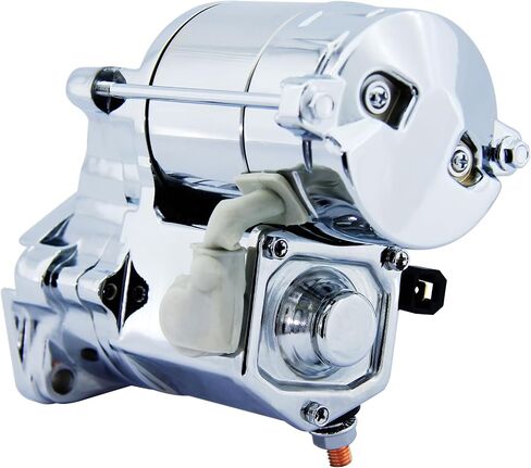 Harley Davidson Chrome Starter Replacement New for 1993-2006 Road King Heritage Softail Dyna Super Wide Glide Ultra Night Train, 3155394A 2280002550 18199N SHD0006C 41052276 in Saudi Arabia