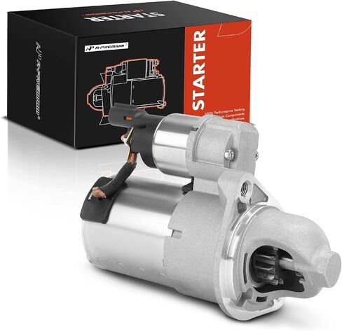 A-Premium Starter Motor Compatible with Hyundai Elantra 2017-2020, Tucson 2014-2020, Kona/Elantra GT 2018-2020 & Kia Soul 2014-2018, Forte/Forte Koup 14-16, Forte5, 2.0L, 12V 1.3KW 13-Teeth Clockwise in Kuwait