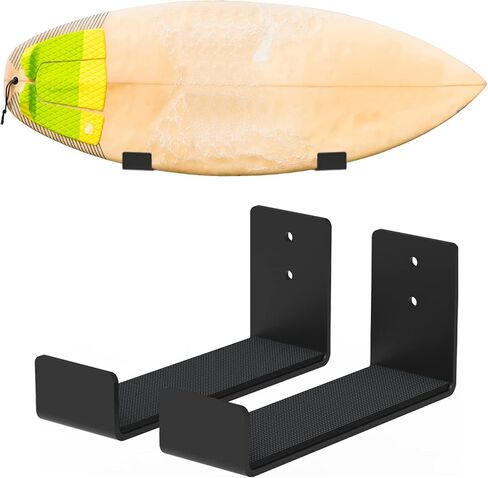 Surfboard Wall Mount Rack，Minimalist Surf Board Hangers for Wall Display Mount Storage(Screws Included). in Saudi Arabia