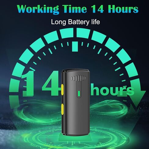 MAYBESTA 2 in 1 Wireless Lavalier Microphone for iPhone Android - Professional Lapel Mic for Phone - Mini Clip-on Microphones for Video Recording Vlogging Live Streaming Interview Podcast in Kuwait