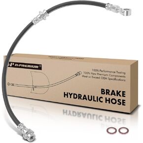 A-Premium Front Driver Side Brake Hydraulic Hose Compatible with Select Nissan Models - Quest 2011 2012 2013 2014 2015 2016 2017, V6 3.5L - Replace# 462111JA0A