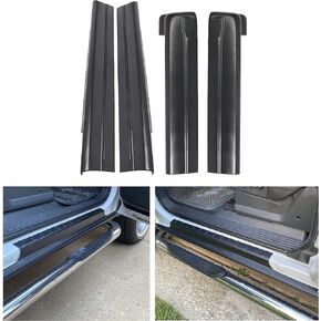 ECOTRIC Rocker Panel Guard Compatible with 1999-2007 Chevy Chevrolet Silverado/GMC Sierra 1500 2500 3500 Extended Cab Cover Trail Side Skirts Extension Body Kit Armor Replacement for 14068