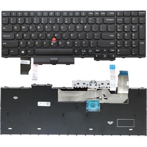 لوحة مفاتيح الكمبيوتر المحمول الجديدة ذات التصميم الأمريكي مع استبدال المؤشر لجهاز Lenovo ThinkPad L15 Gen 1 20U3 20U4 20U7 20U8 L15 Gen 2 20X3 20X4 P/N: 5N20W68217 5N20W68253 5N20W68289 L15