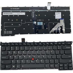 New Laptop Replacement Keyboard for Lenovo Thinkpad Carbon X1 2015 Gen 3 3rd US Layout 8M20G118608 55Y01N5 SG-64700-XUA Black X1 Gen 3 3rd