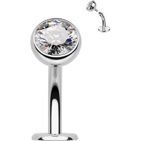 COCHARM G23 Solid Titanium Belly Button Rings Floating Belly Navel Rings 14G Internally Threaded Belly Piercing Jewelry Hypoallergenic