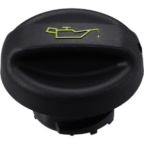 X AUTOHAUX Engine Fuel Tank Cap Gas Oil Filler Plug Cover for Peugeot 206 1998-2016 Black